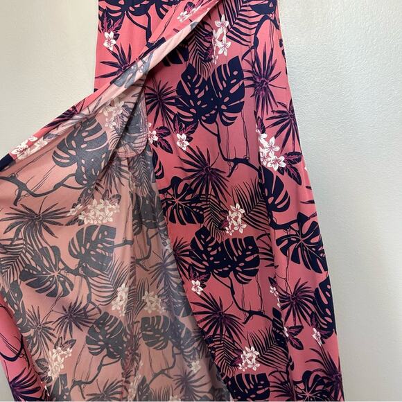 NWT ModCloth Pink Thelma Tropicool Maxi
Dress Floral Tropical Women's Size 4 - Picture 8 of 13